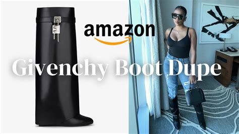 givenchy shark boots dupe|givenchy shark lock boots dupe.